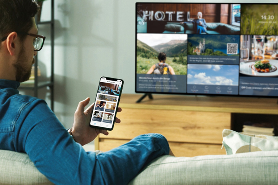 blue TV Host für Hotels und Heime