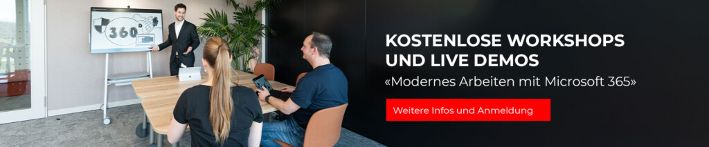 Kostenlose Workshops und Live-Demos über« Modernes Arbeiten»