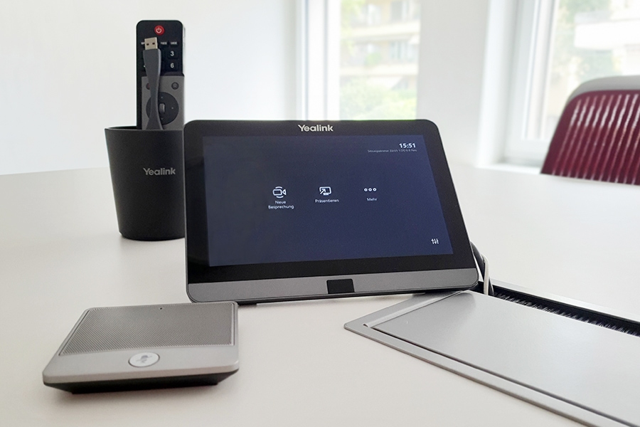 Teams Technologie für die Sitzungszimmer der Schibli-Gruppe